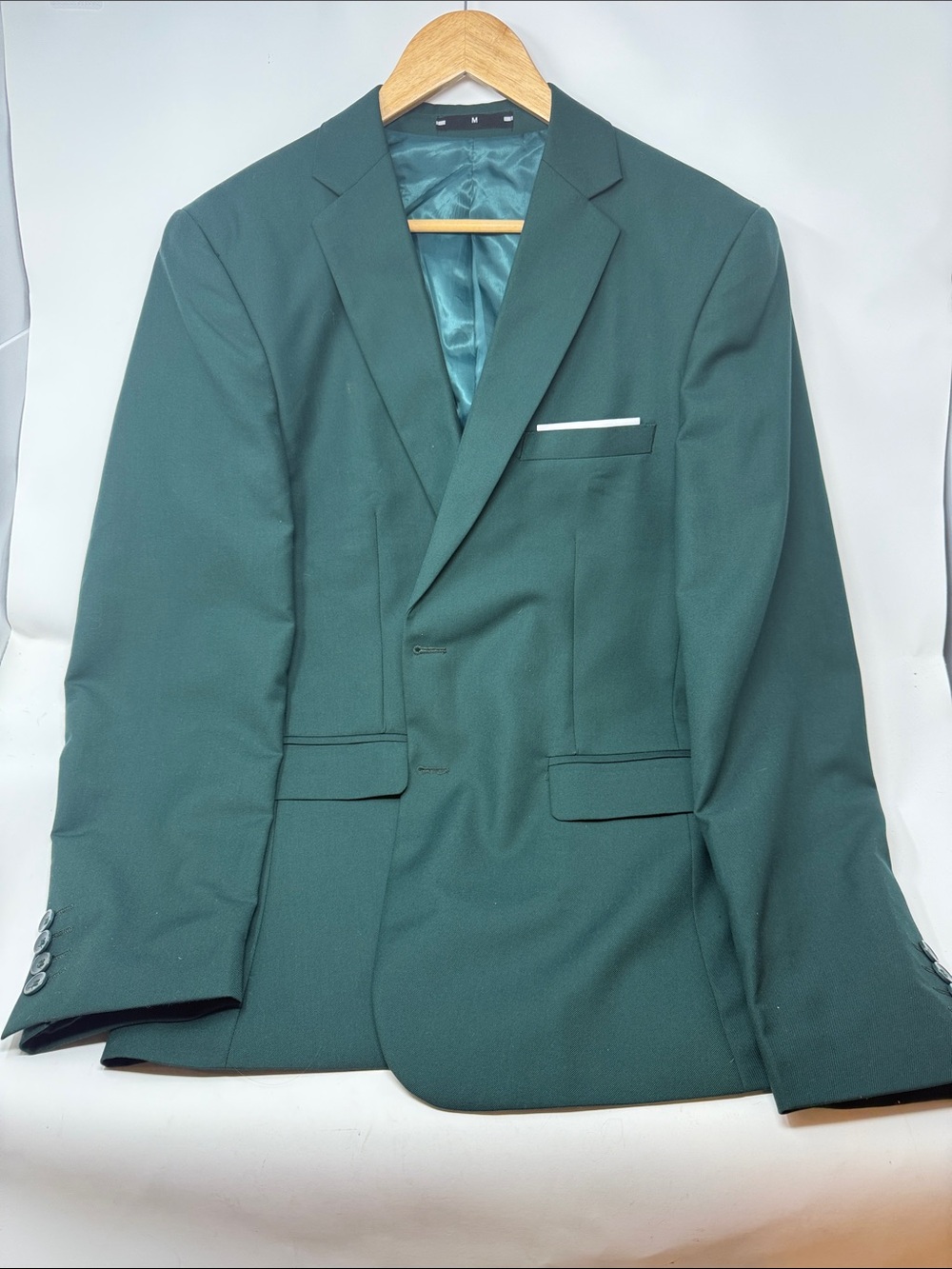 Men's Green Single-Breasted Blazer